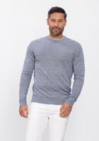 GENTILUOMO Pull ROUND NECK LS en bleu