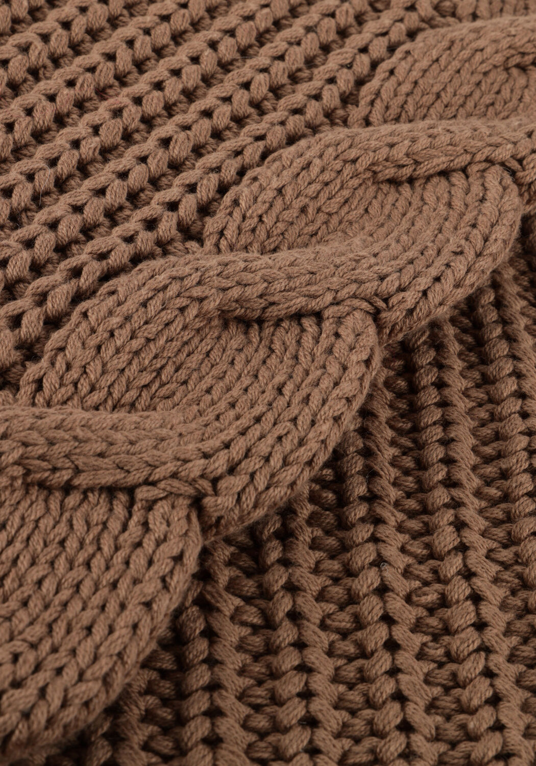 Y.A.S. Col roul&eacute; YASSANNE LS KNIT ROLLNECK PULLOVER en marron - large