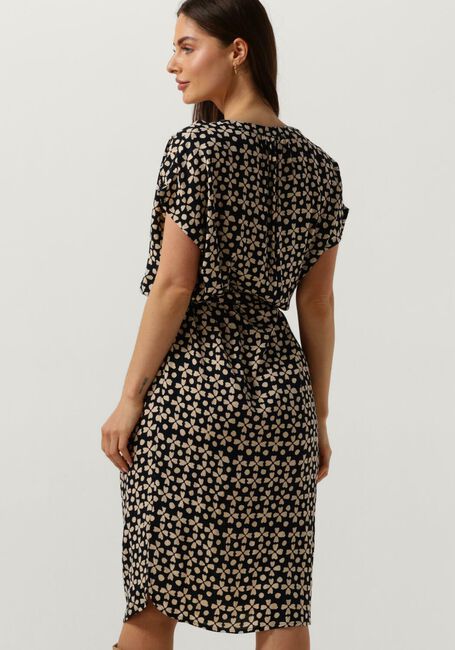 Zwarte BY-BAR Midi jurk VICTORIA KHANDI DRESS - large