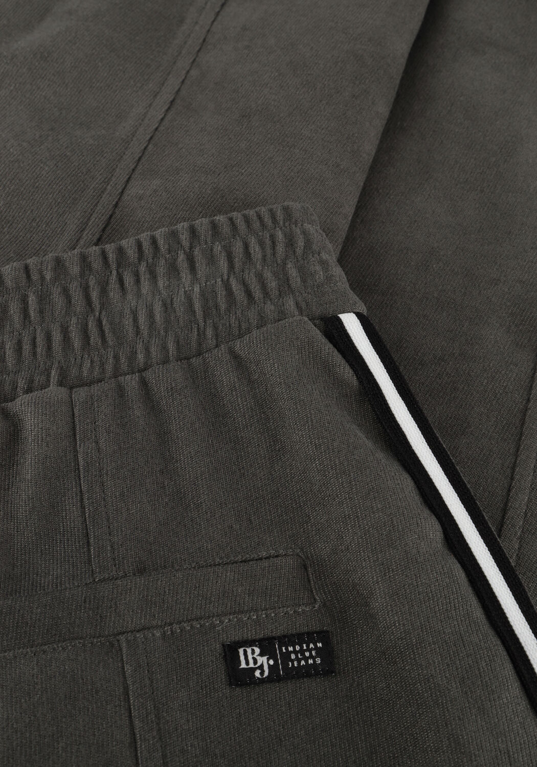 INDIAN BLUE JEANS Pantalon de jogging WIDE PANTS PEACHED Gris fonc&eacute; - large