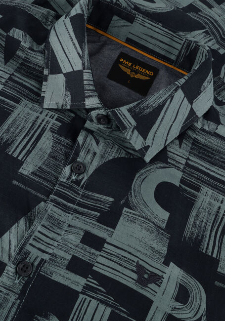 Groene PME LEGEND Casual overhemd SHORT SLEEVE SHIRT PRINT ON CTN SLUB Groene PME LEGEND Casual overhemd SHORT SLEEVE SHIRT PRINT ON CTN SLUB - large
