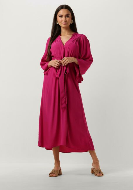 POM AMSTERDAM Robe maxi IMPERIAL FUCHSIA DRESS en rose - large