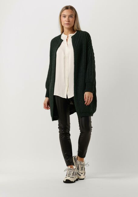 Groene SIMPLE Vest OLIVE KNIT-WO-22-3 Groene SIMPLE Vest OLIVE KNIT-WO-22-3 - large