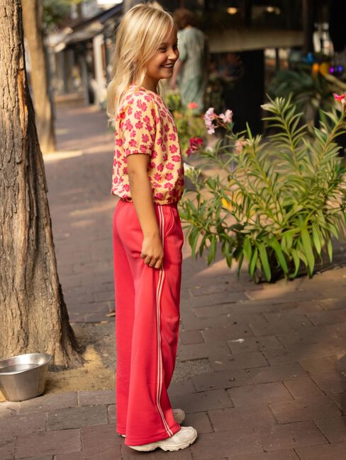 Rode LOOXS Little Wijde broek 2611-7625 - large