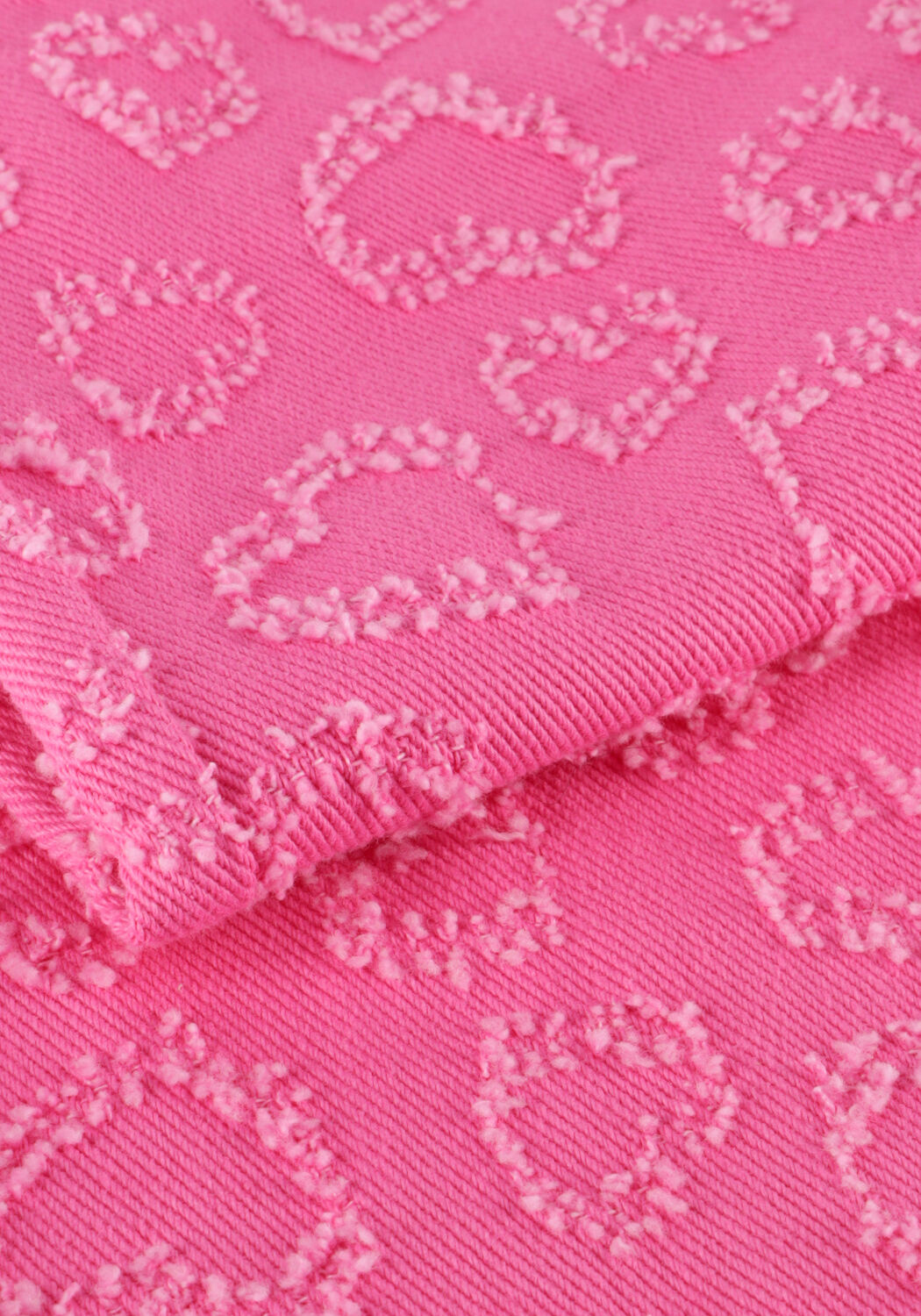 DAILY BRAT Pantalon large HEART SNATCHER JEANS en rose - large