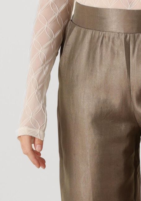 AIMEE THE LABEL Pantalon large SOLEIL en bronze - large