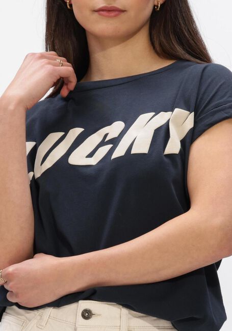 BY-BAR T-shirt TOBI SPEED Bleu fonc&eacute; - large