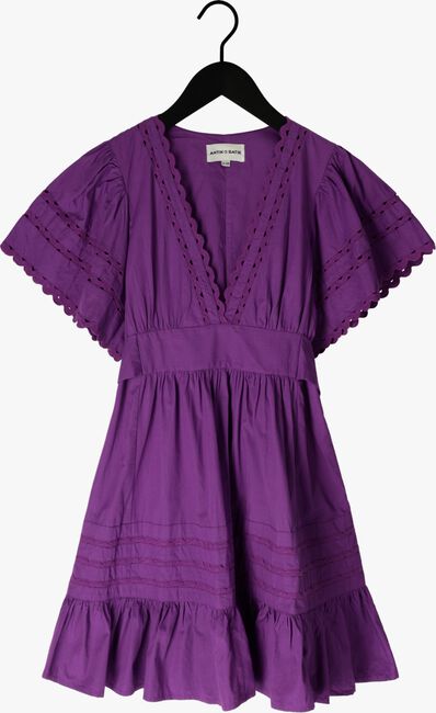 ANTIK BATIK Mini robe RODA MINI DRESS en violet - large