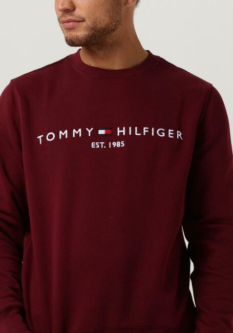 Bordeaux TOMMY HILFIGER Sweater TOMMY LOGO SWEATSHIRT - large