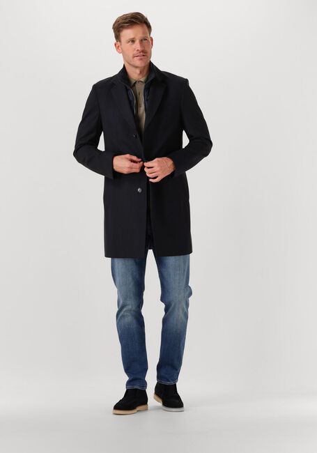 Donkerblauwe BOSS BLACK Mantel HYDE-BIB-254 - large