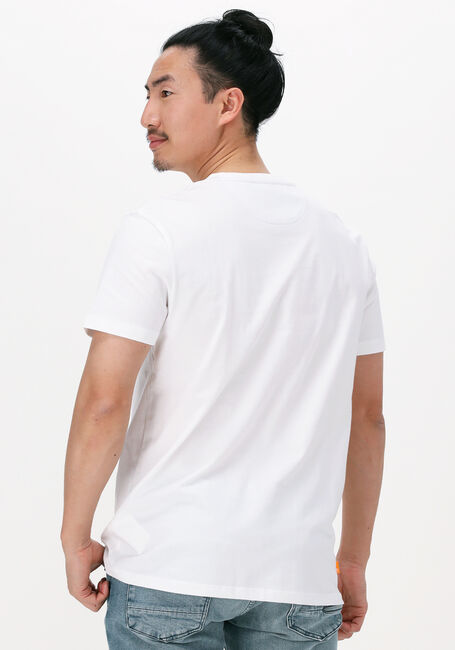 Witte TIMBERLAND T-shirt SS DUN-RIVER CREW T - large