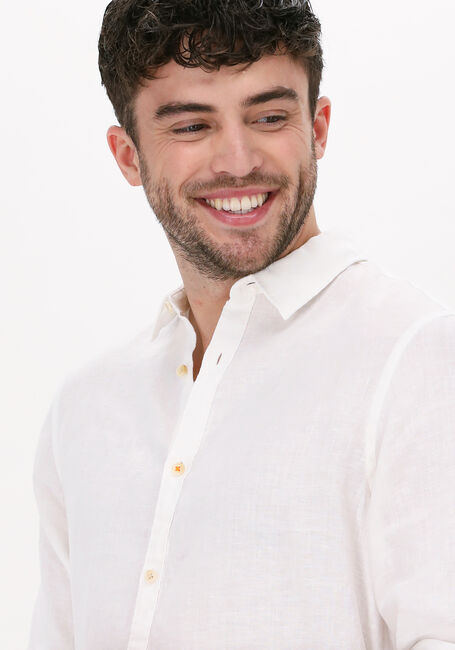 SCOTCH & SODA Chemise décontracté REGULAR FIT GARMENT-DYED LINEN SHIRT en blanc - large