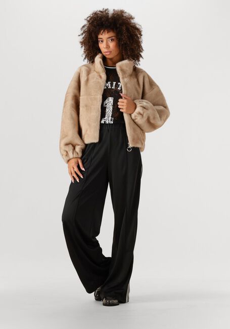 Zwarte HAUTE L'AMITIÉ Wijde broek BAGGY DAYS TRACK TALL PANT - large