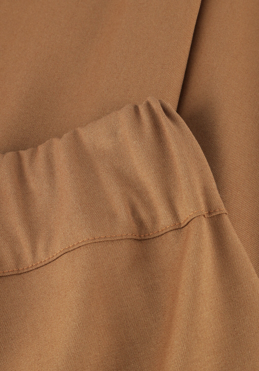 NUKUS Pantalon large SEME PANTS en camel - large