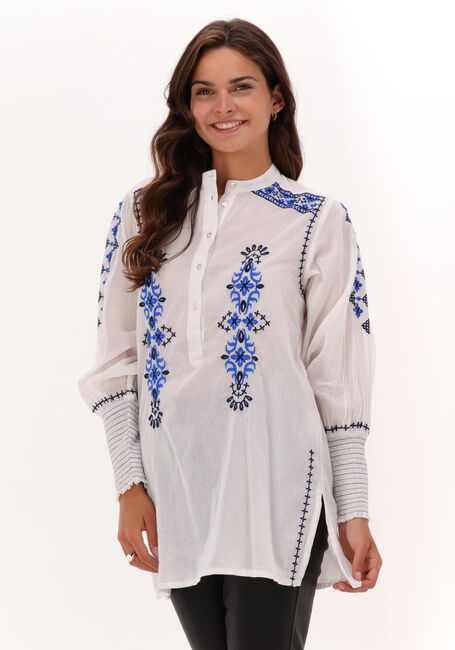 LOLLYS LAUNDRY PORTO SHIRT Blouses Blanc - large
