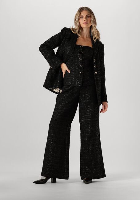 FABIENNE CHAPOT Pantalon REMI TWEED TROUSERS en noir - large