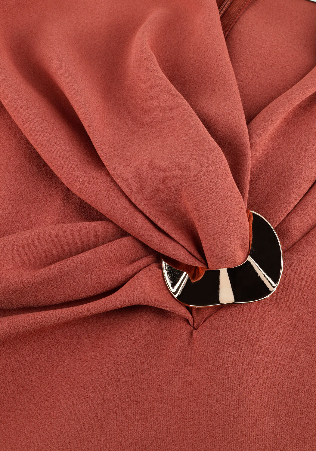 LINA LOCCHI Robe midi LL-ALESSANDRA en rose - large