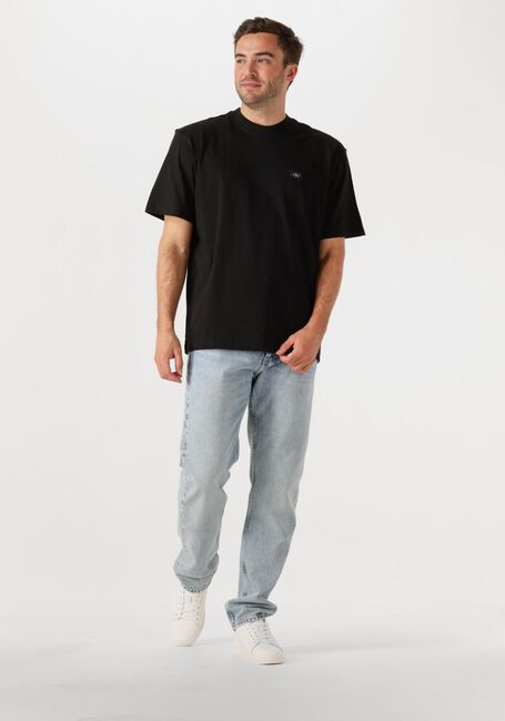 CALVIN KLEIN T-shirt WOVEN LABEL RELAXED TEE en noir - large