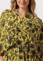 SISSEL EDELBO Robe midi BRENDA SILK WRAP DRESS en beige