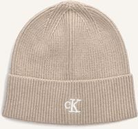 CALVIN KLEIN ARCHIVE LOGO BEANIE Bonnet en beige - medium