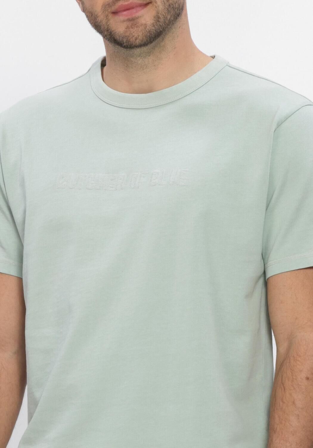 Groene BUTCHER OF BLUE T-shirt ARMY CORP LOCK TEE - large