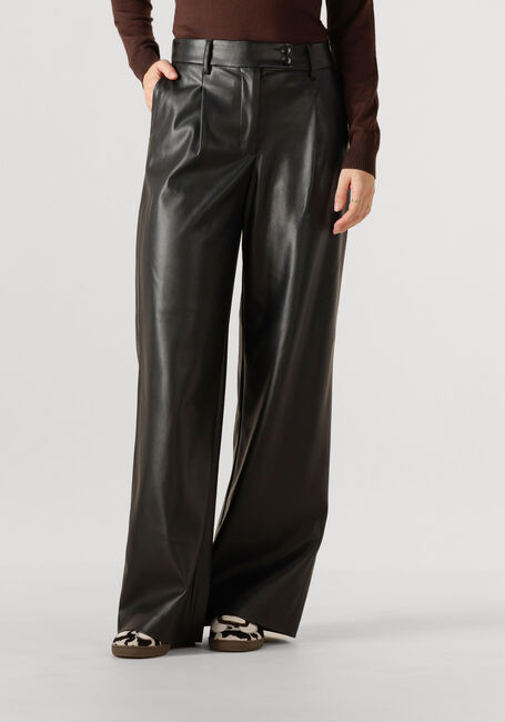 Zwarte WITHBLACK Wijde broek WBLJORK VEGAN WIDE PANT - large