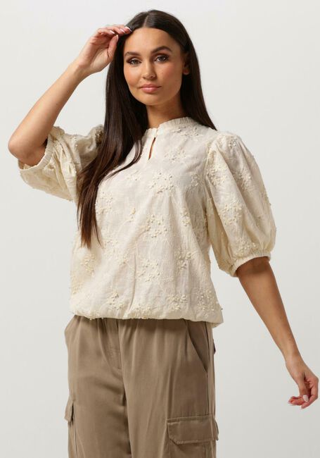 SUMMUM Haut TOP SMALL FOWER 3D Blanc - large