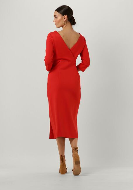VANILIA Robe midi PUNTO CHIQUE DRESS en rouge - large