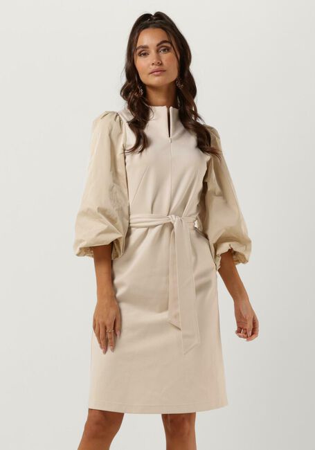 SUMMUM Mini robe DRESS PUNTO MILANO en beige - large