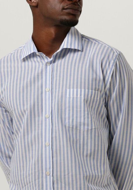 BUTCHER OF BLUE Chemise décontracté STEVIE STRIPE SHIRT en bleu - large