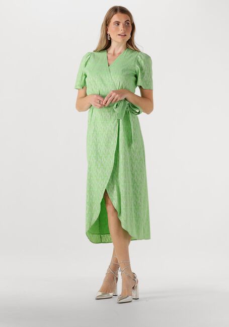 Groene FREEBIRD Midi jurk BLOSSOM SS - large