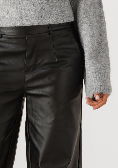 OBJECT Pantalon large OBJMELBA LISA WIDE COATED PANT en noir - large