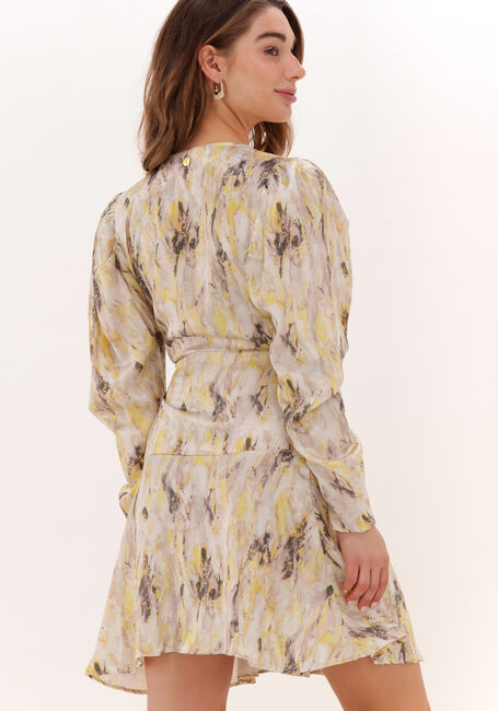 FREEBIRD Mini robe OMRA DRESS en jaune - large