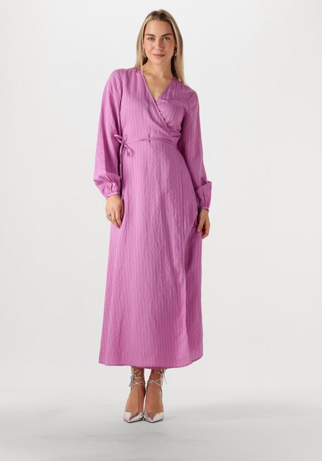 SELECTED WOMEN Robe midi SLFLUCIA-SUSIE LS ANKLE WRAP DRESS Lilas - large