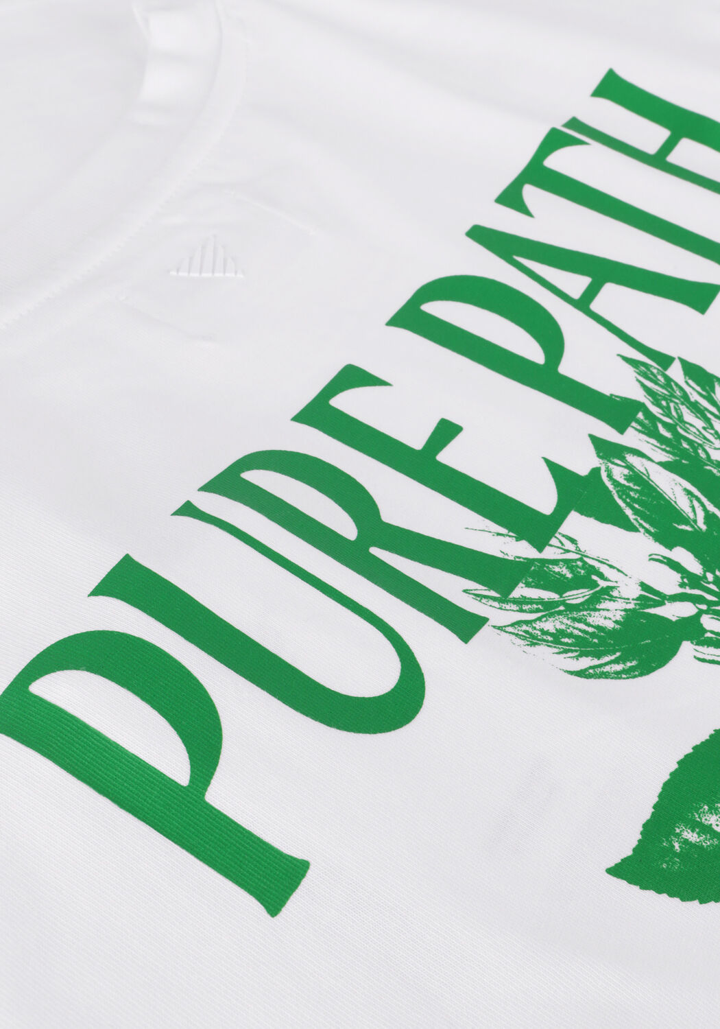 PURE PATH T-shirt TSHIRT WITH FRONT AND BACK PRINT en blanc - large