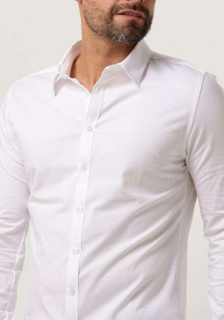 PURE PATH Chemise décontracté JERSEY BASIS SHIRT en blanc - large
