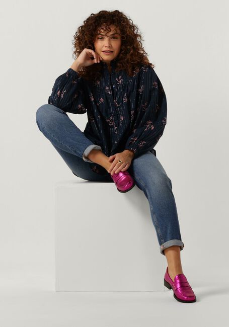 LOLLYS LAUNDRY Blouse CARA SHIRT Bleu foncé - large