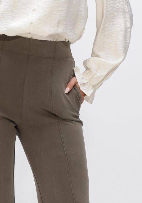 SUMMUM Pantalon large TROUSERS WASHED MODAL SCUBA Olive - large