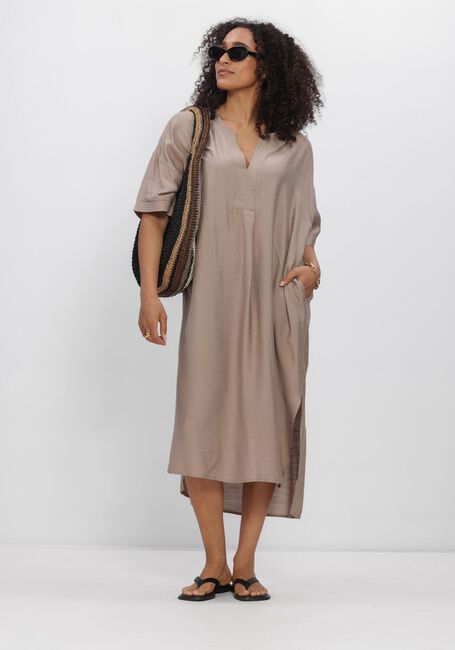 Zand CO'COUTURE Midi jurk HERACC TUNIC V-DRESS - large