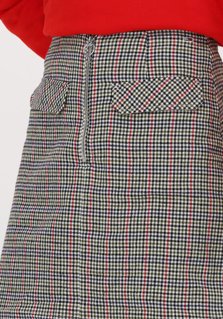 TOMMY JEANS Mini-jupe TJW CHECK ZIP MINI SKIRT en vert - large