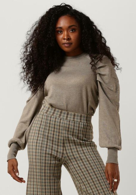 MINUS Pull SCARLET KNIT PULLOVER en taupe - large