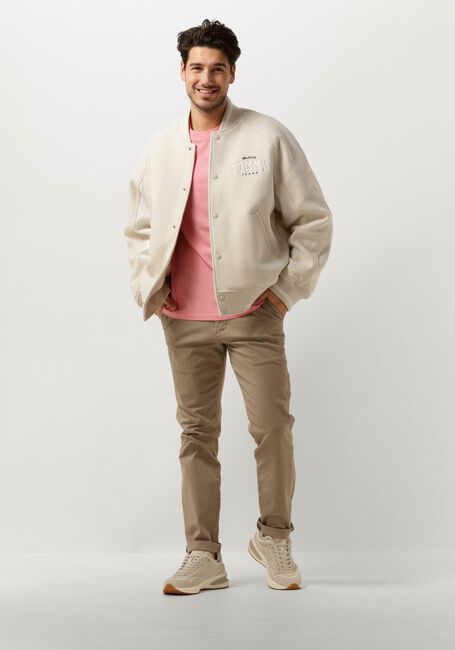 Roze TOMMY JEANS T-shirt TJM SLIM ESSENTIAL FLAG TEE Roze TOMMY JEANS T-shirt TJM SLIM ESSENTIAL FLAG TEE - large