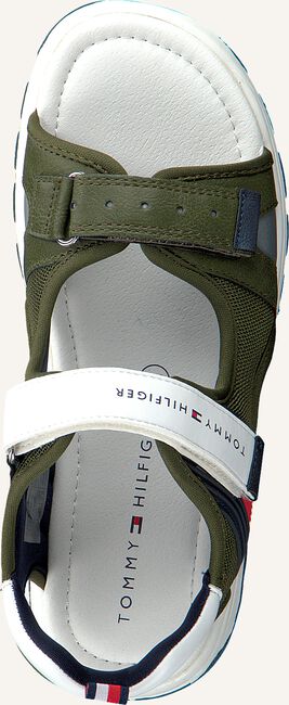 Groene TOMMY HILFIGER Sandalen VELCRO SANDAL J Groene TOMMY HILFIGER Sandalen VELCRO SANDAL J - large