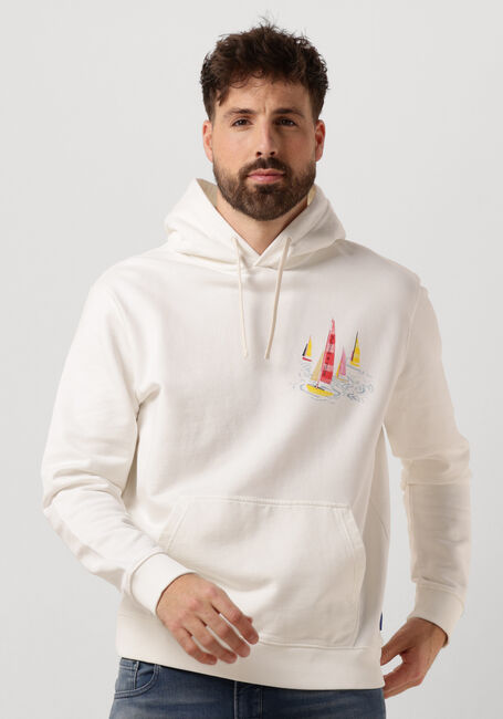 SCOTCH & SODA Chandail FRONT BACK ARTWORK HOODIE en blanc - large