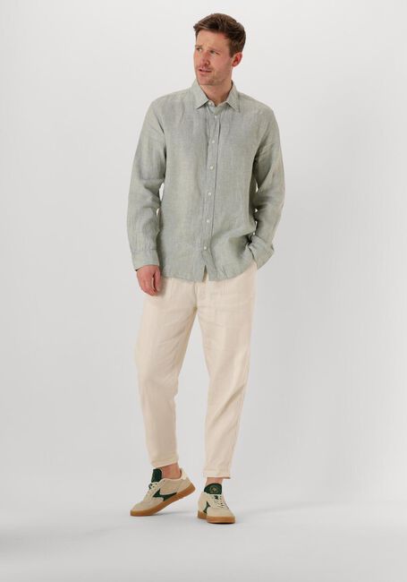 SELECTED HOMME Chemise décontracté SLHREGKYLIAN MIX LS SHIRT en vert - large