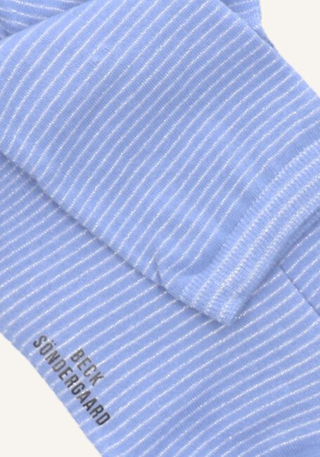 Blauwe BECKSONDERGAARD Beenmode DOVER STRIPE SOCK Blauwe BECKSONDERGAARD Beenmode DOVER STRIPE SOCK - large