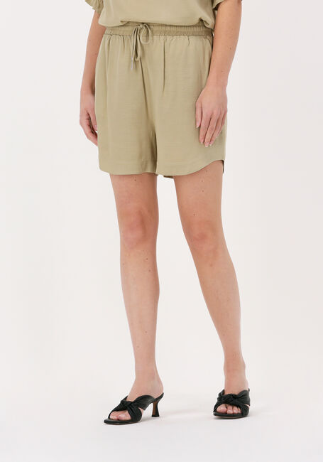 Olijf MOS MOSH Broeken/jumpsuits ALDE LIGHT RIB SHORTS - large