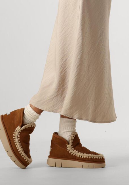 Cognac MOU  MINI ESKIMO PLATFORM BOOT - large