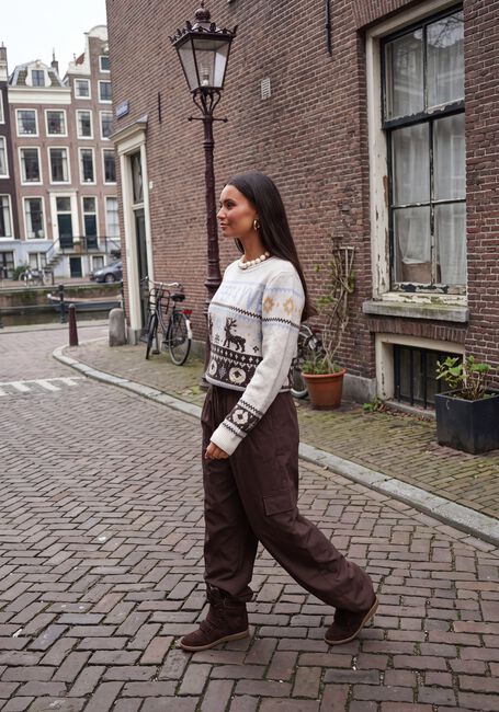 Gebroken wit HARPER & YVE Trui HOLIDAY-JU - large