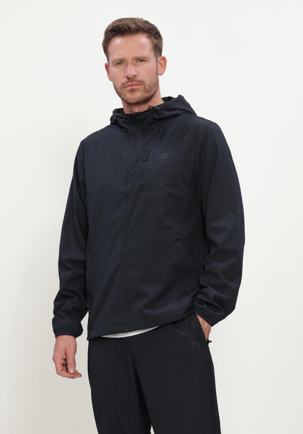 AIRFORCE Jack RHETT PERFORMANCE JACKET Bleu fonc&eacute; - large